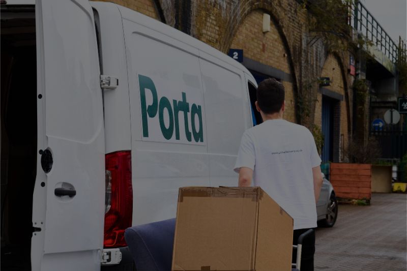 An independent Porta driver ready to set off
